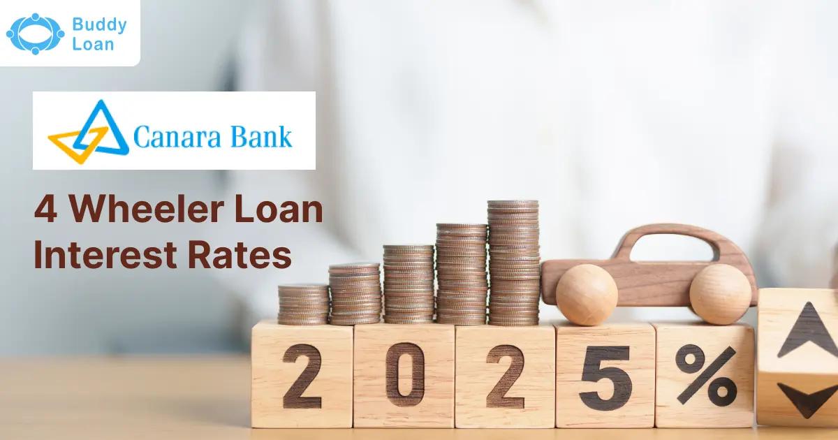 Canara Bank 4 Wheeler Loan Interest Rates 2025