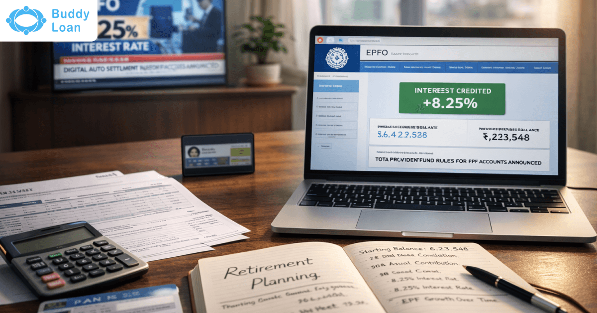 EPFO Update 2026 – Interest Rate Stays at 8.25%