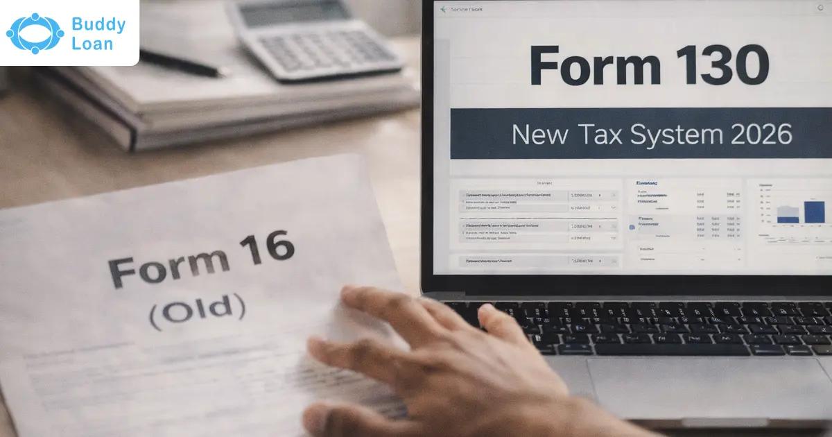 Form 130 replacing Form 16 India tax system update 2026
