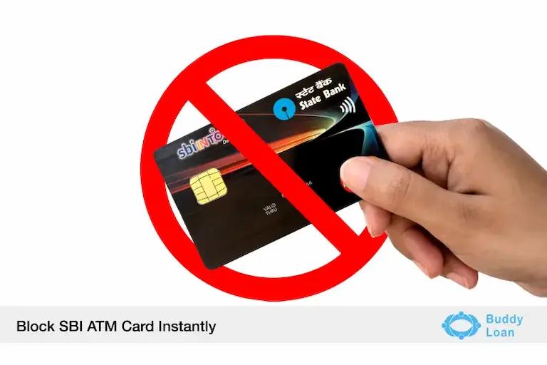 How to block SBI Debit Card Instantly