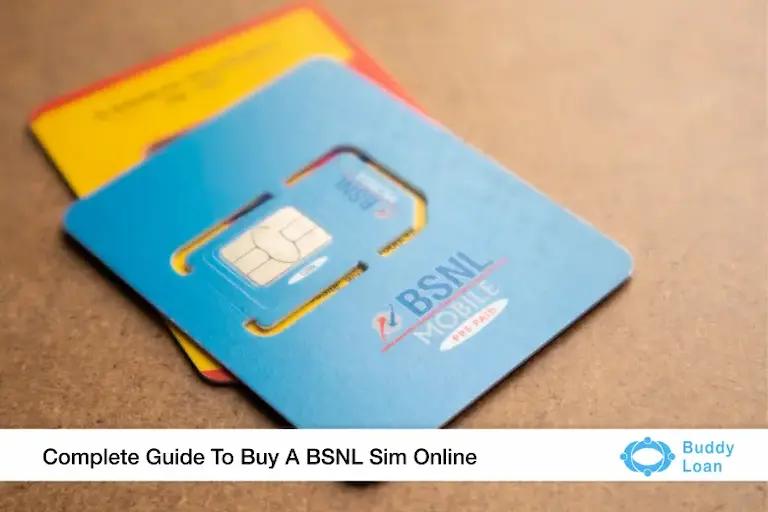 Buy New BSNL SIM Card Online