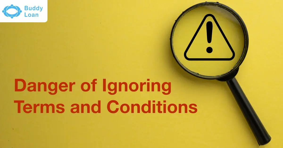 Danger of ignoring top-up loan terms