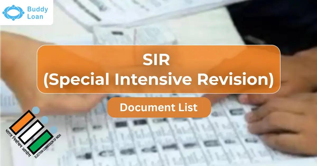 Special Intensive Revision Document List
