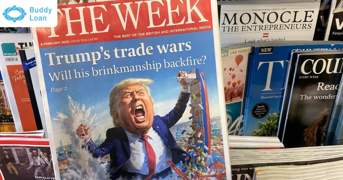 Trump’s trade wars headline, reflecting new tariff threats on China in 2025.