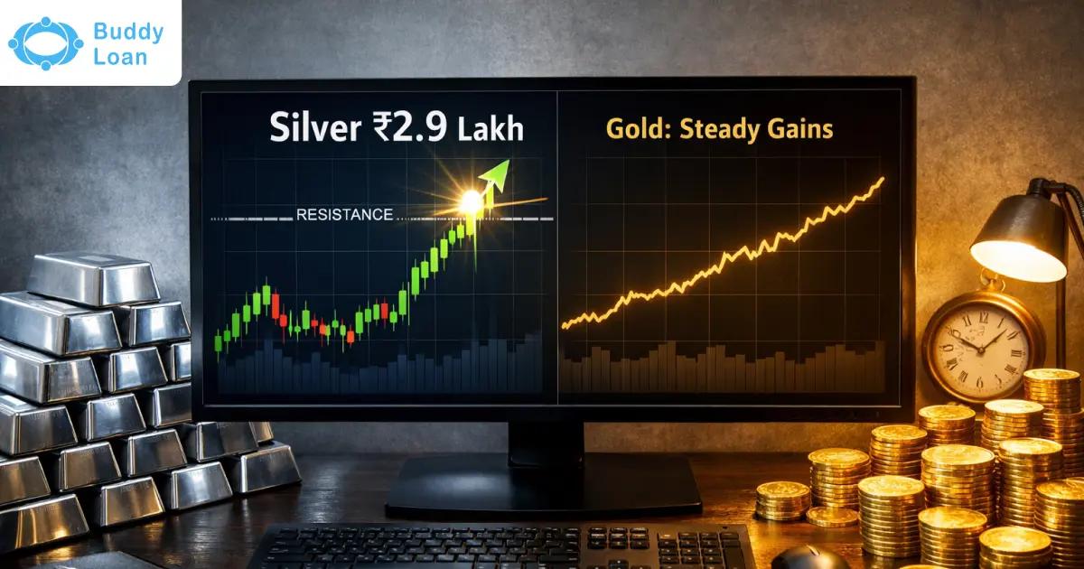 Silver Hits ₹2.9 Lakh Milestone, Gold Remains Resilient