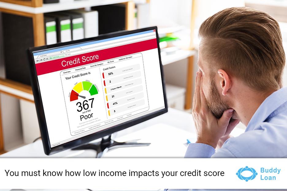 low income affects your credit score