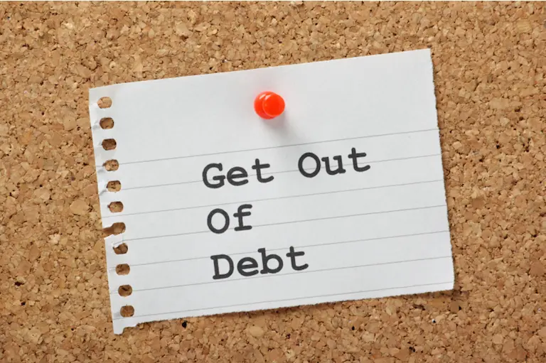 Get out of debt Get out of debt